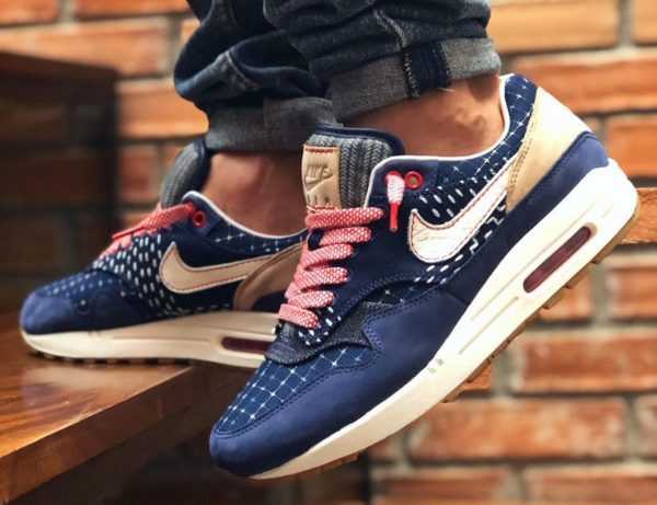 Nike Air Max 1 PRM Denham Denim Blue Void CW7603-400