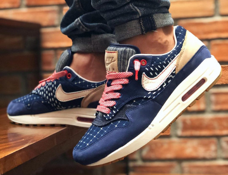 Nike Air Max 1 PRM Denham Denim Blue Void CW7603-400