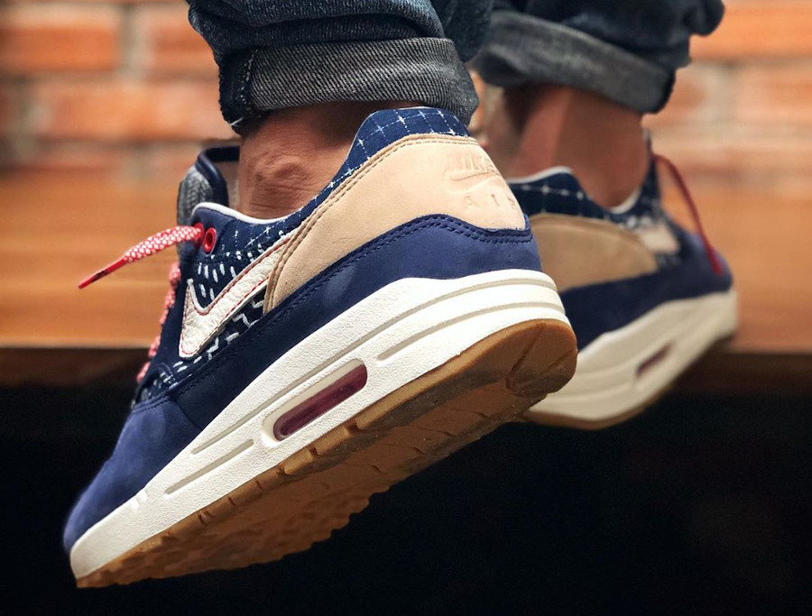 air max 1 denham on feet