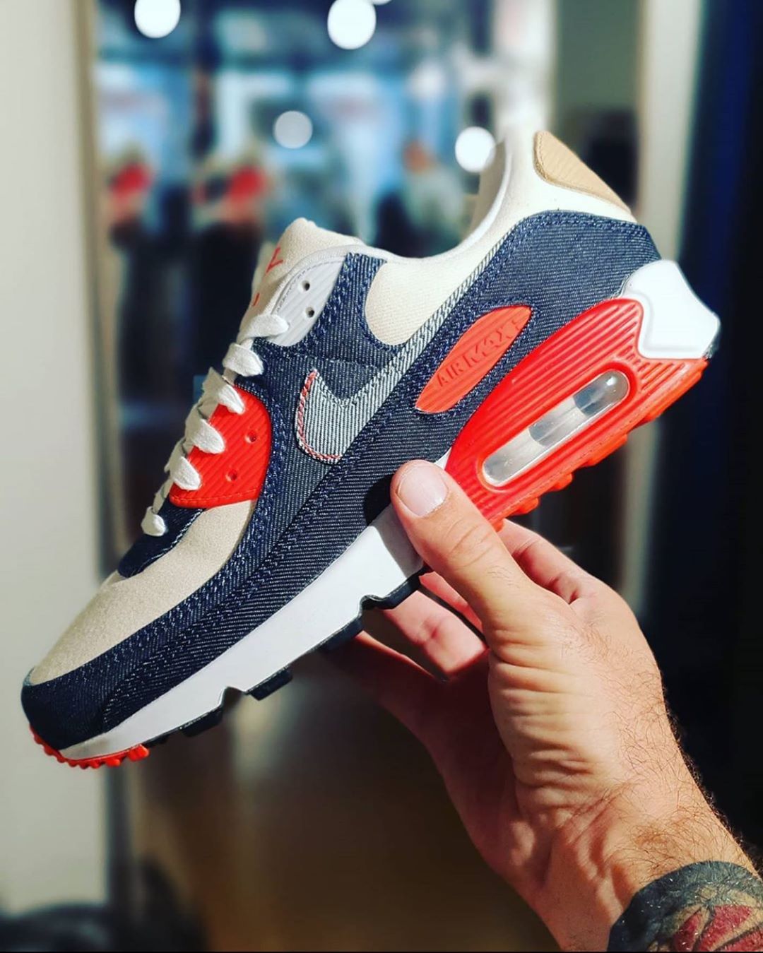 nike x denham air max 90