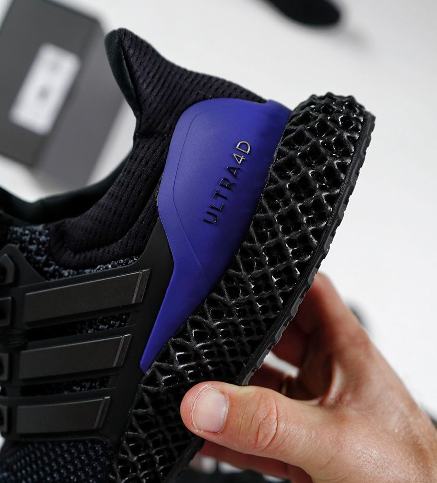 Adidas UltraBoost noir et violet (semelle en 3D) (6)