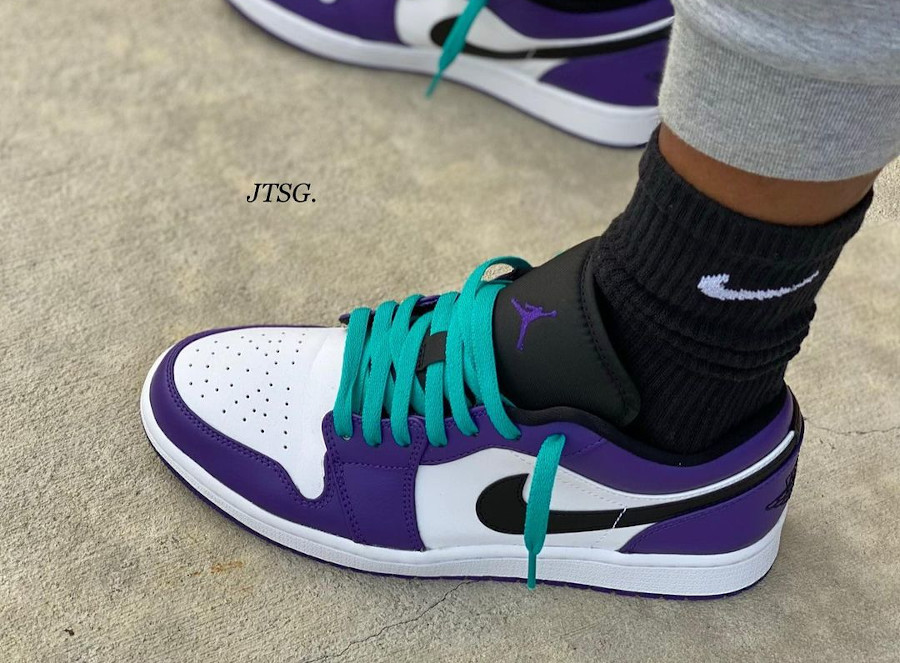 jordan air low purple