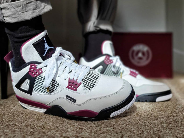 jordan 4 white bordeaux neutral grey black