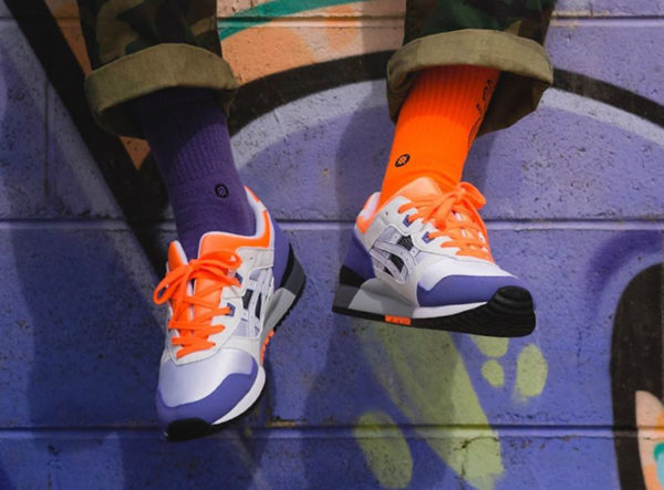 asics violet orange