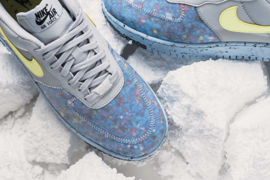 Nike Air Force 1 Crater Pure Platinum \u0026 Black - Le Site de la Sneaker