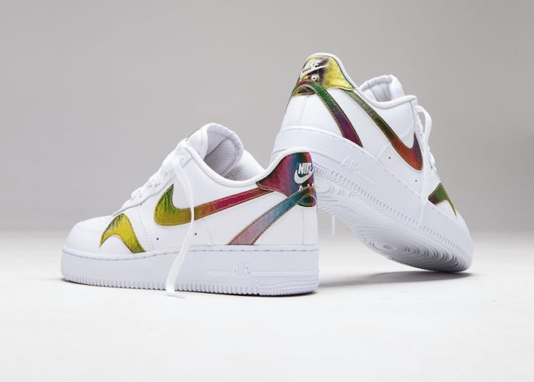 nike air force 1 misplaced swoosh white