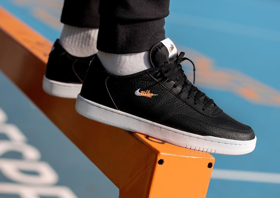 Nike Court Premium Vintage Black Total Orange pas cher