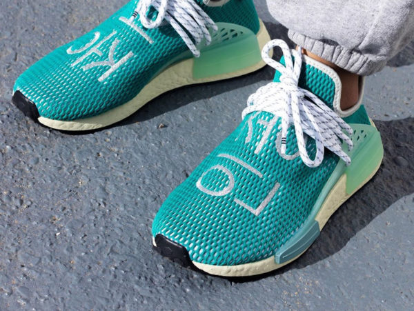 Q46466 que vaut la PW x Adidas NMD HU Pharrell Dash Green