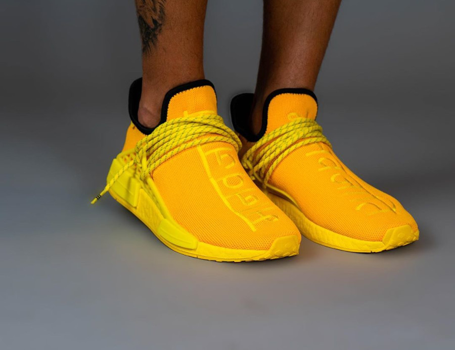 Adidas Human Race 2020 en Primeknit jaune (4)
