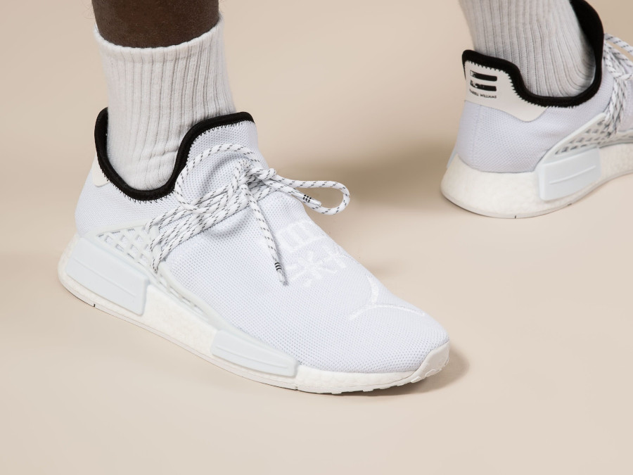 Nmd pharrell on sale williams blanche