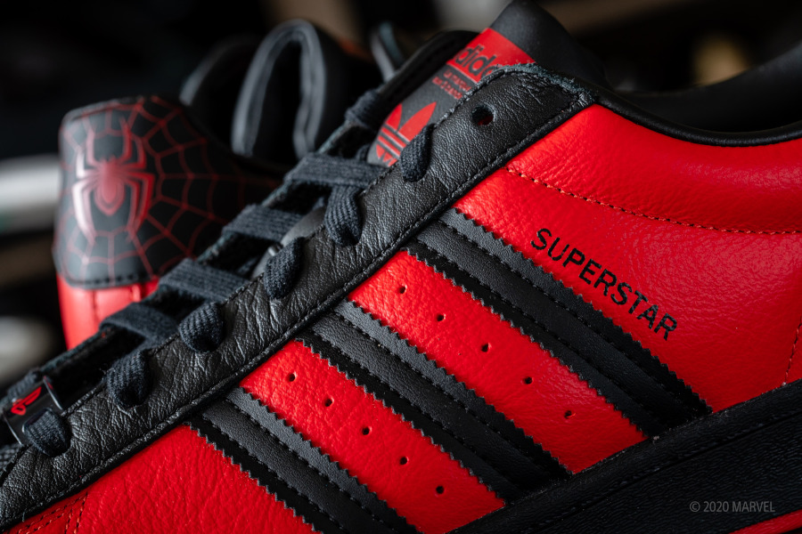 adidas superstar noir et rouge