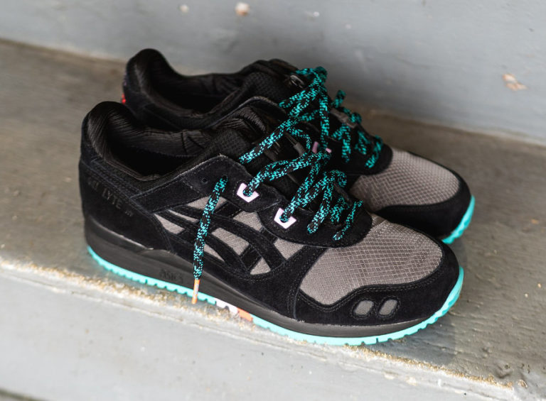 gel lyte iii og g tx graphite grey black