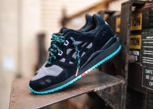 gel lyte iii og g tx graphite grey black