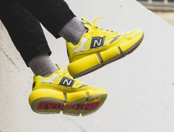 New Balance Vision Racer plateforme jaune (3)