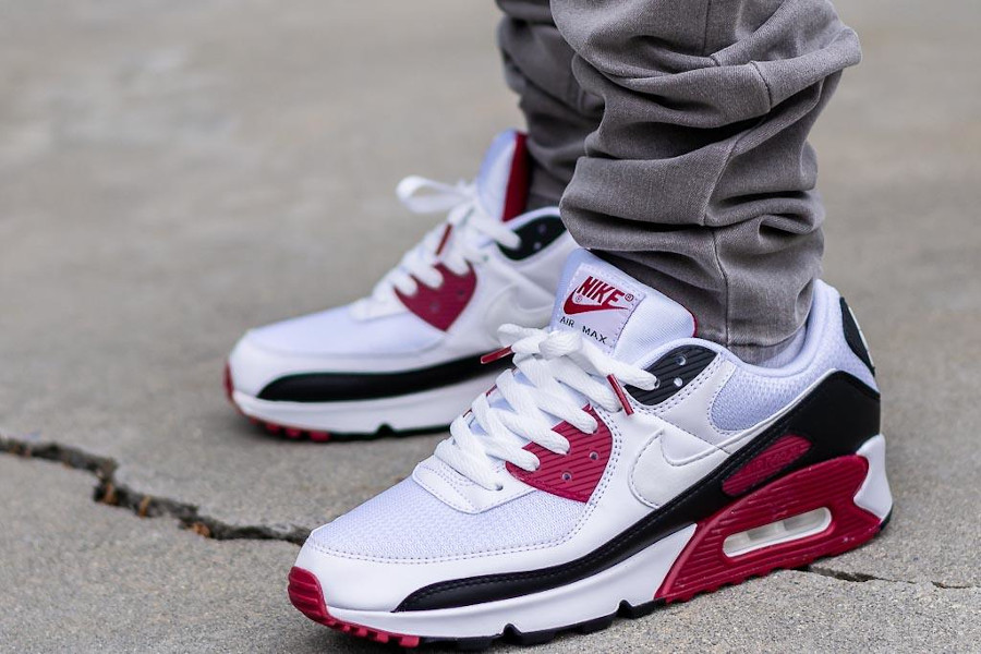 Nike Air Max 90 Recraft New Maroon pas cher