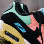 Nike Air Max 90 premium 2020 fourrure jaune rose (1)