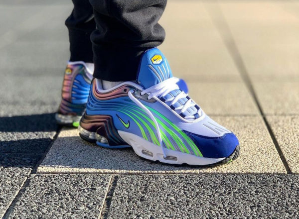 Nike Air Max Plus 2 OG Deep Royal Blue on feet