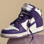Nike Dunk Hi fille blanche et violette (2-1)