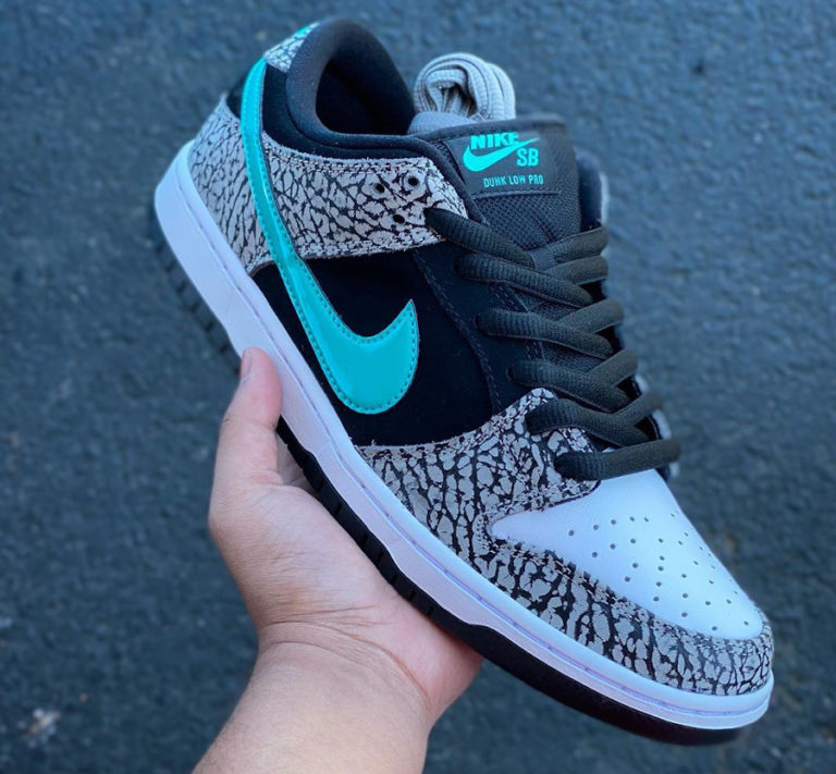 nike dunk low medium grey jade