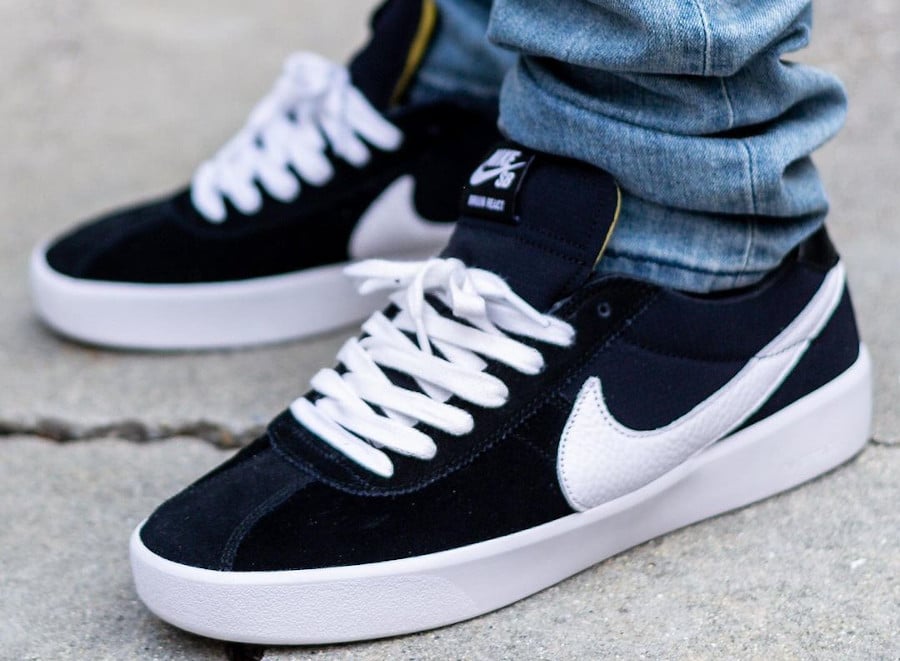 Nike SB Bruin React Black White pas cher