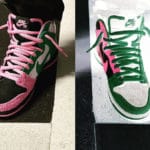 Nike Dunk High Pro SB 'Invert Celtics' Pink Rise Lucky Green
