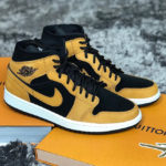 Wmns Air Jordan 1 Mid SE Desert Ochre Black DB5453-700