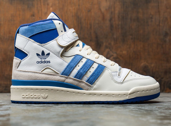 blue adidas forum high