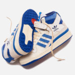 Adidas Forum Hi blanche et bleu vintage (couv)