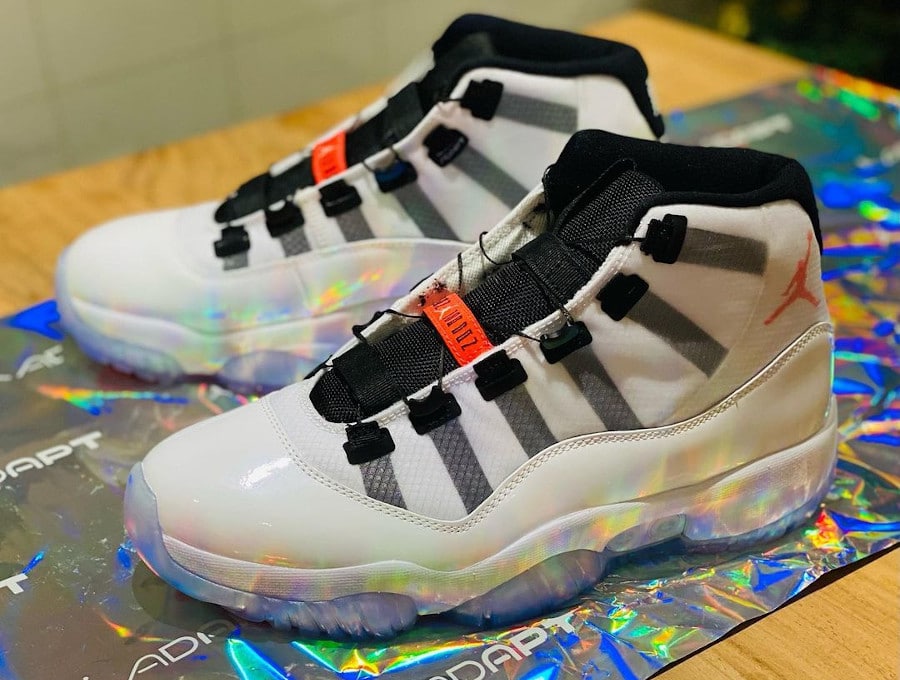 Avis DA7990 100 que vaut la AJ11 Adapt autolacante White Multicolor