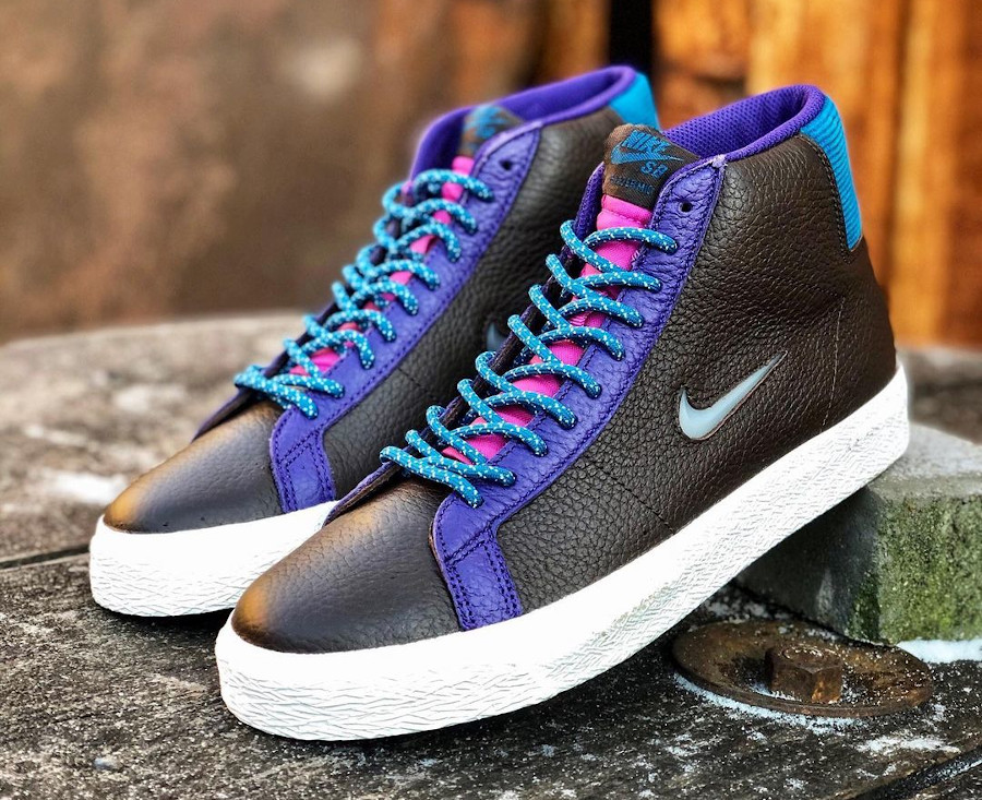 Nike blazer shop noir et violet