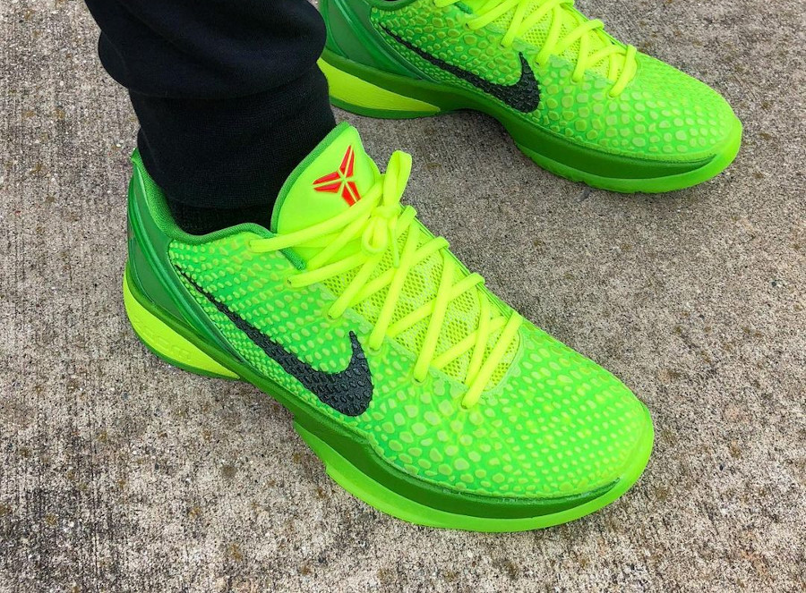 CW2190-300 : que vaut la Kobe 6 Protro Grinch Green 2020 ?