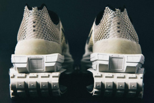 nike x mmw zoom 004 sneaker in stone