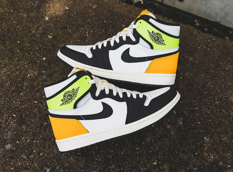 555088-118 : que vaut la AJ1 Retro High OG Gold Volt University Gold ?