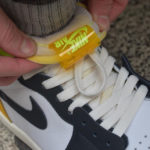 Air Jordan 1 Black Toe vert fluo et jaune moutarde (3-1)
