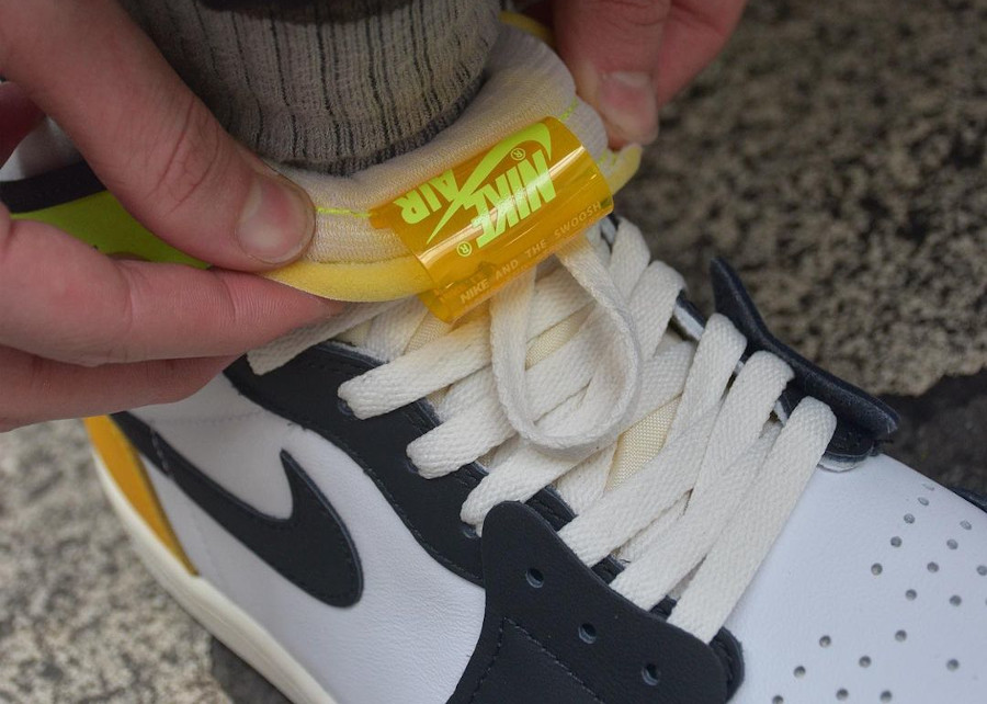 Jordan 1 gris hotsell jaune