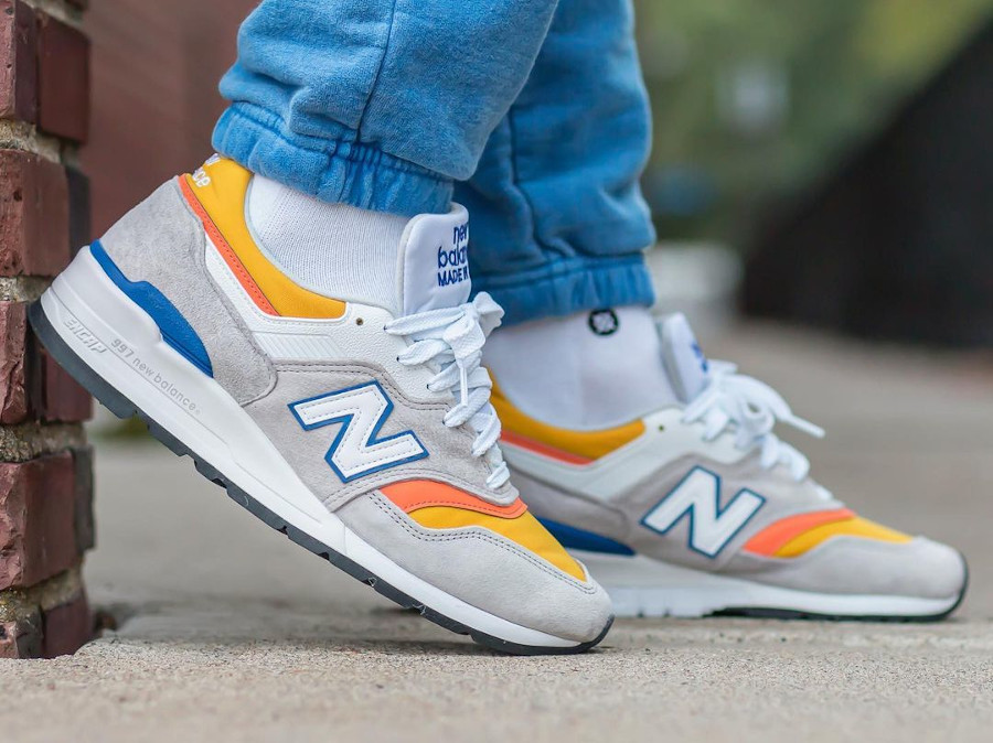 new balance orange and blue