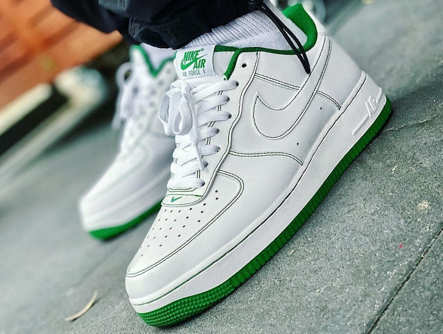 Cv1724 103 Que Vaut La Nike Air Force 1 Af1 Low Stitching Pine Green