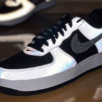Nike Air Force 1 B Silver Snake 3M Reflective DJ6033-001 (couv)
