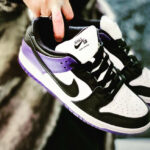 Nike SB Dunk Low Pro Court Purple Black Toe BQ6817-500