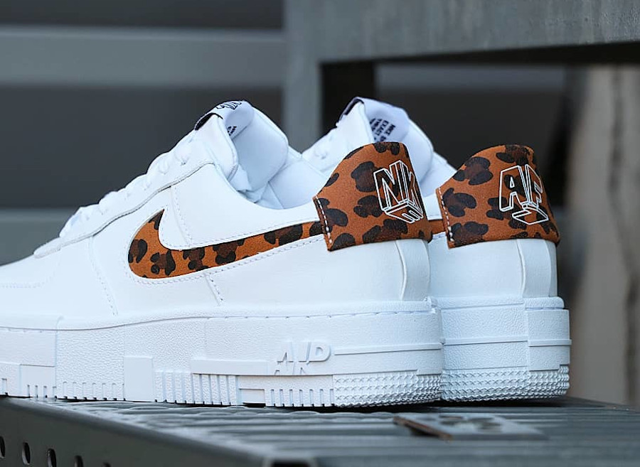 nike air force 1 cheetah swoosh