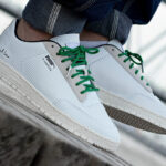 Puma R Sampson blanche et verte papier millimétré (2)