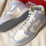 Womens Nike Dunk montante 2021 gris bleu (2)