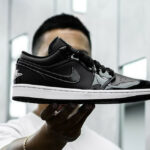 AJ1 Low SE Patent Leather ASW Black White DD1650-001