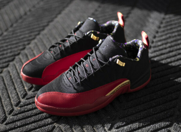 AJ12 Retro Low SE Super Bowl LV Black Gold DC1059-001