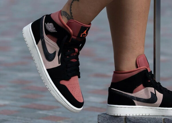 dusty pink jordan 1