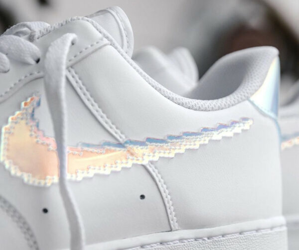 af1 iridescent swoosh