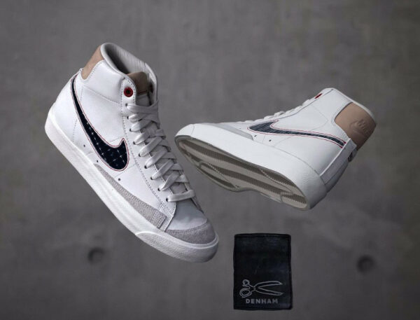 Nike Blazer Mid 77 PRM Denham Sail Denim CU8054 100 600x457