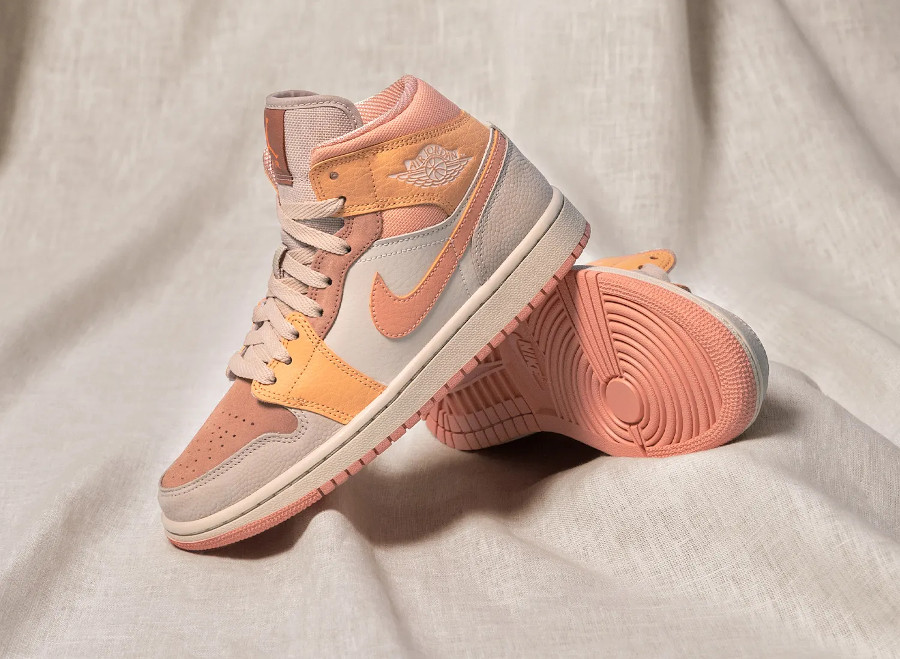 nike orange femme jordan