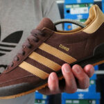 Adidas Cord retro marron et beige (7)
