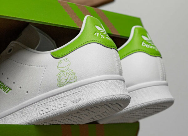 Adidas Stan Smith recyclée it's not easy being green FX5550 (1)